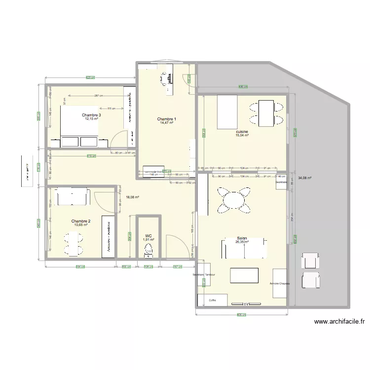 Appart_Maman_v2. Plan de 