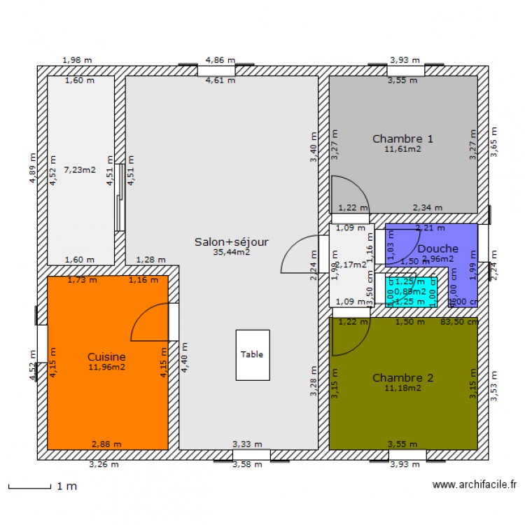 Case de passage A essai du logiciel. Plan de 0 pièce et 0 m2