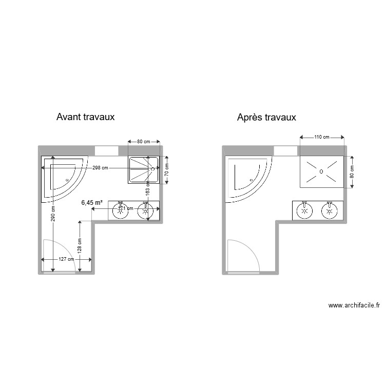 SDB TREMOLIERE. Plan de 0 pièce et 0 m2