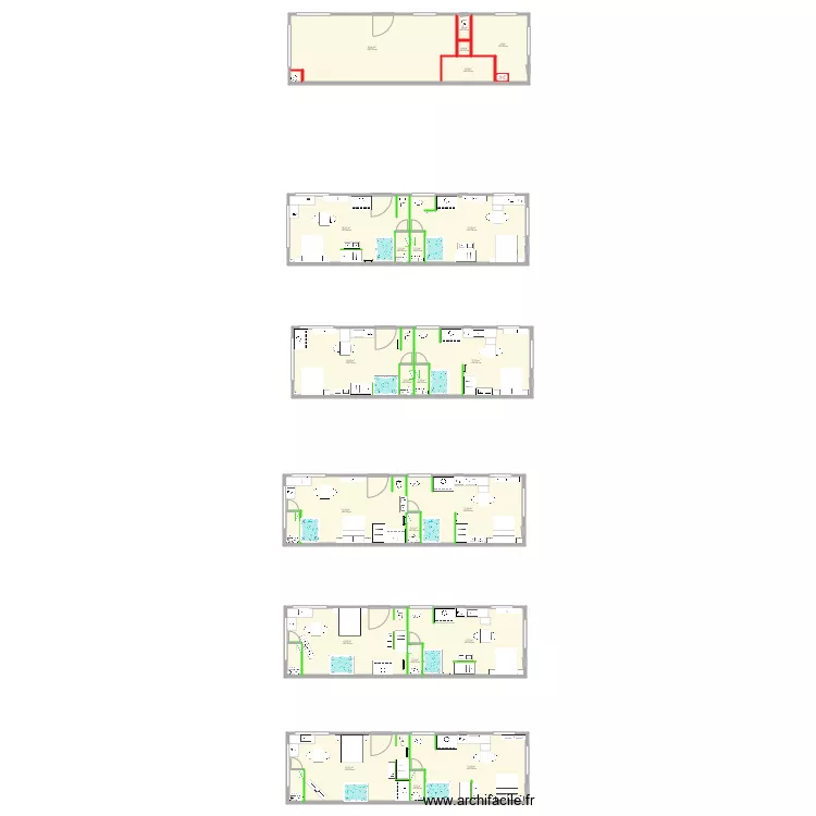 BEDNARSKI Bouzy. Plan de 