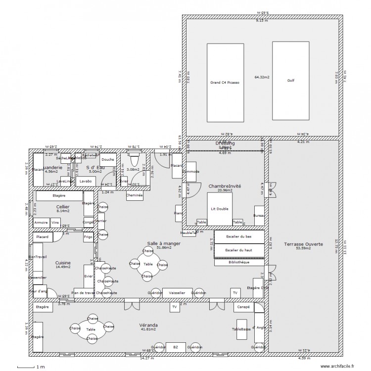 RDC Essai5. Plan de 0 pièce et 0 m2