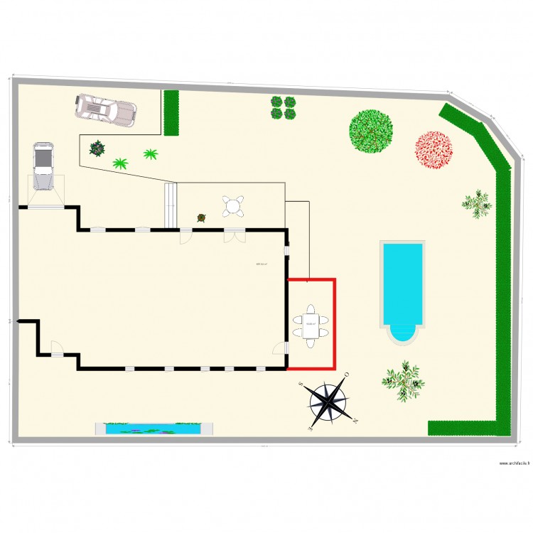 Plan de masse DP2. Plan de 0 pièce et 0 m2