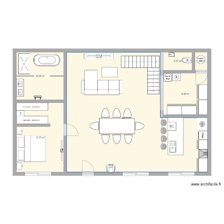 Loft 2. Plan de 0 pièce et 0 m2