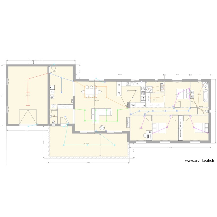 lumiaire. Plan de 0 pièce et 0 m2
