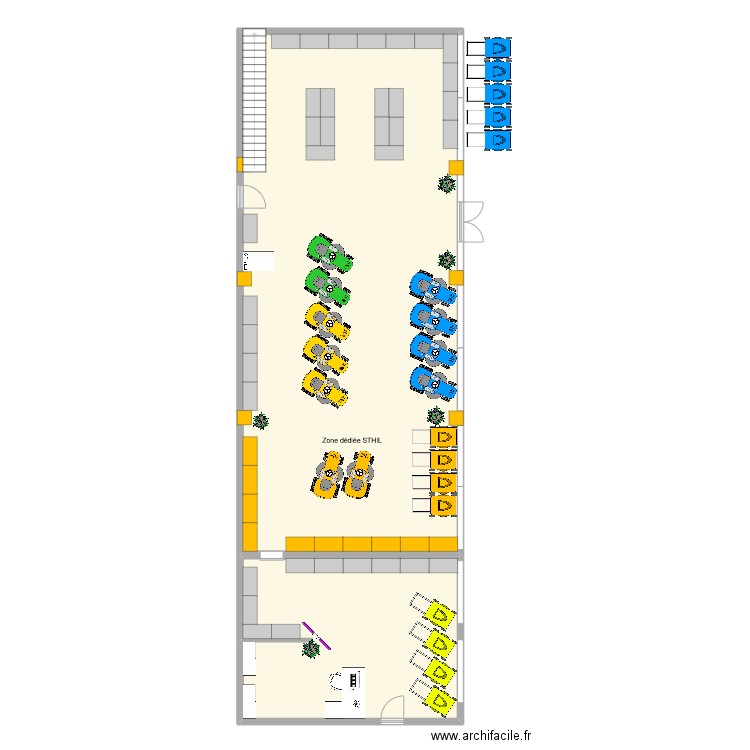 Rabeux Brassy V3. Plan de 2 pièces et 177 m2