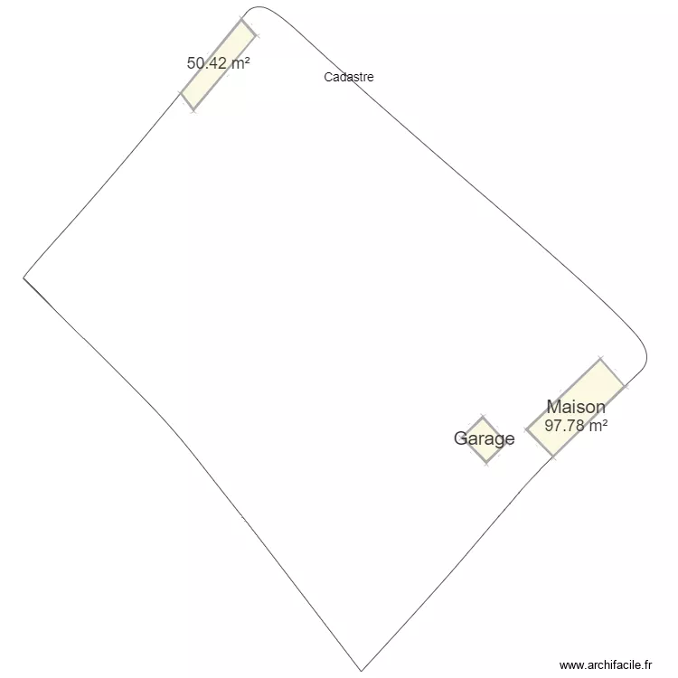 Plourivo terrain. Plan de 