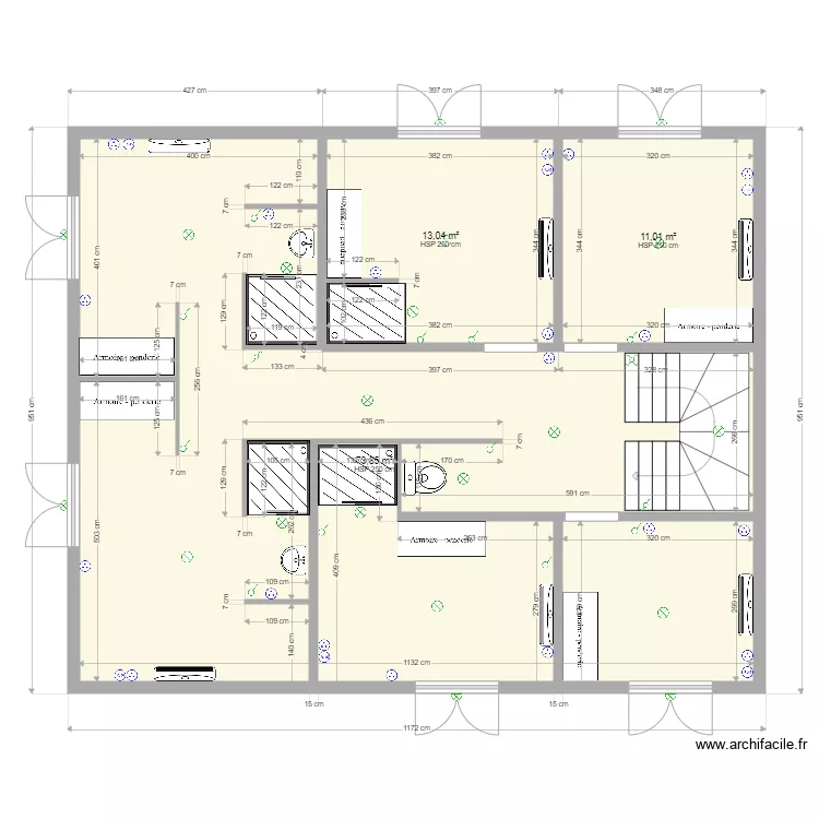 plan &eacute;tage sigma. Plan de 
