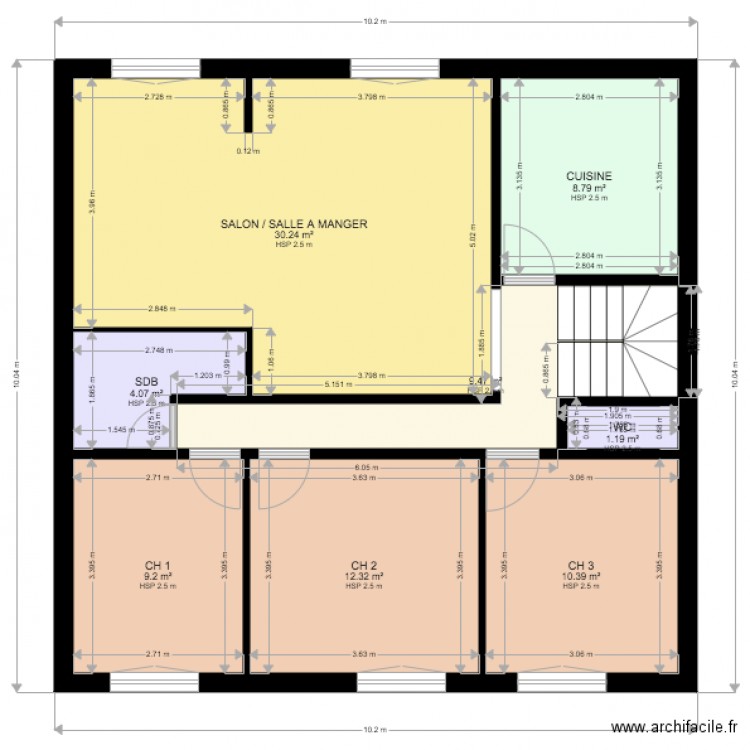 PROJET FAMILLE SALHI. Plan de 0 pièce et 0 m2