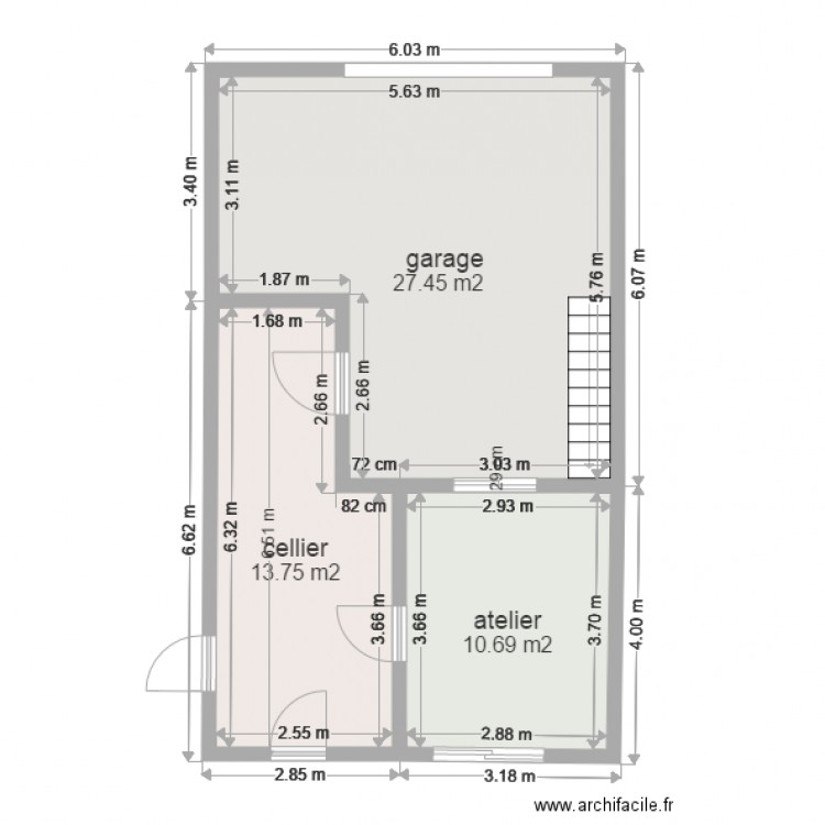  garage aménagement 11. Plan de 0 pièce et 0 m2