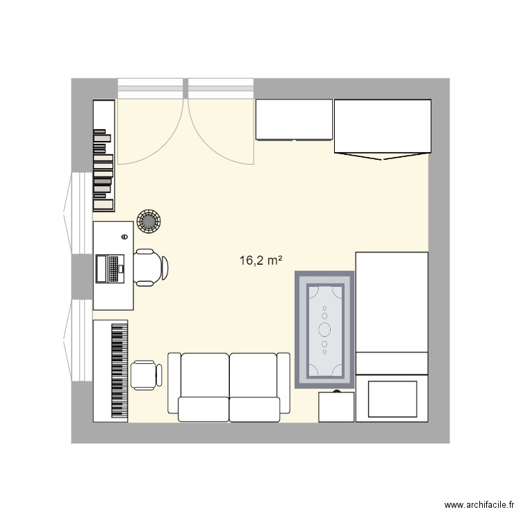 my chambre VIP. Plan de 0 pièce et 0 m2