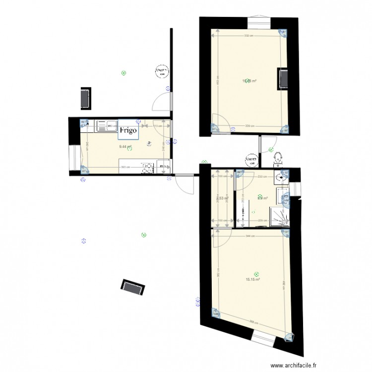 App 2 electricité 2. Plan de 0 pièce et 0 m2