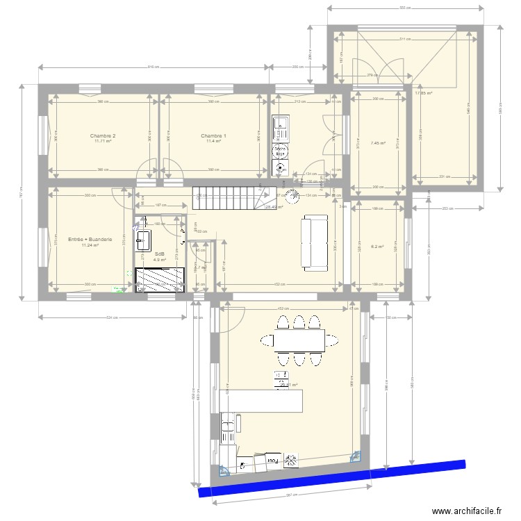 Agrandissement 2. Plan de 0 pièce et 0 m2