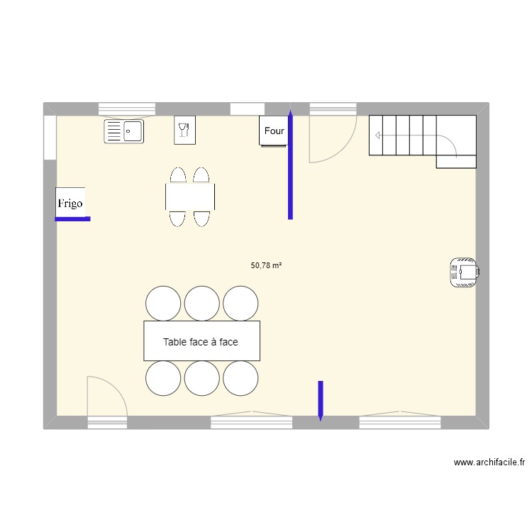 version future. Plan de 0 pièce et 0 m2