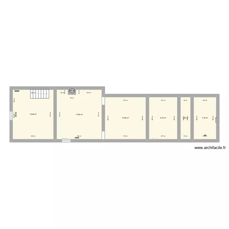 PISSOTTE 85 AMENAGEMENT RDC. Plan de 