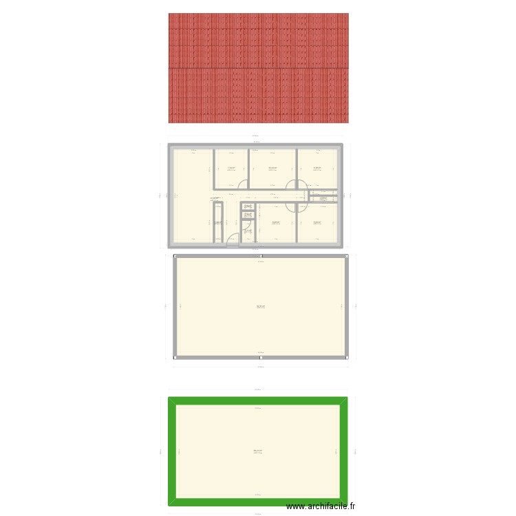 projet 100 m2 rt2022 nadine. Plan de 0 pièce et 0 m2