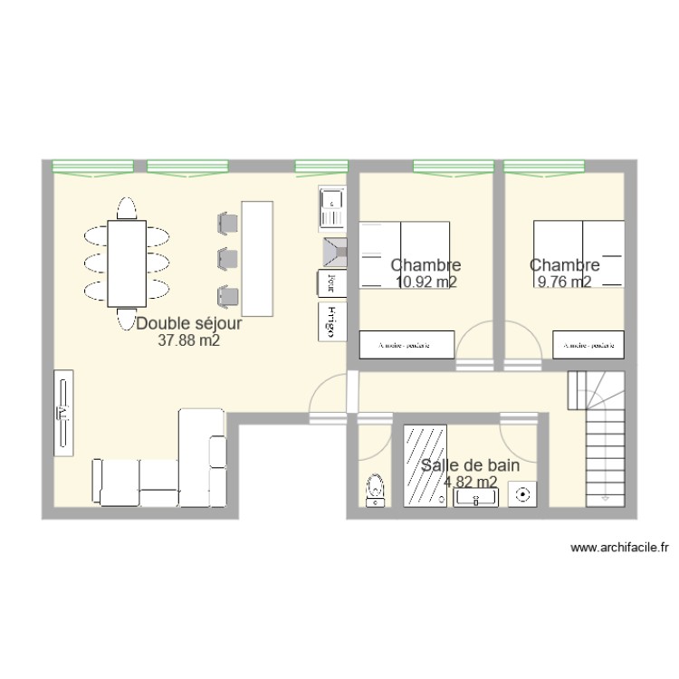 BRANDSTATTER. Plan de 0 pièce et 0 m2
