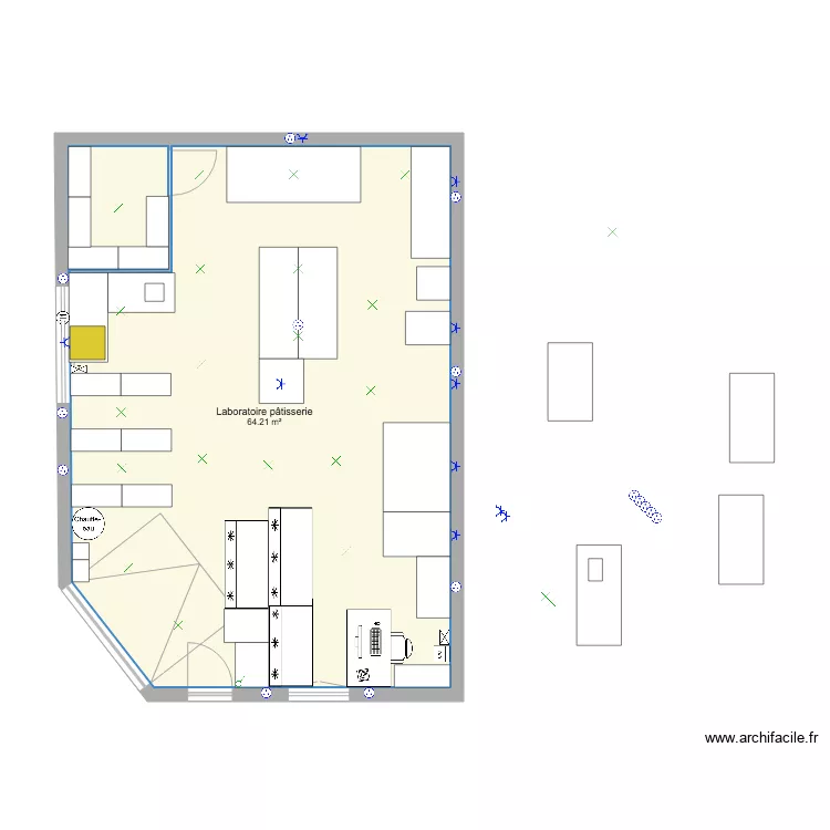Laboratoire Pâtisserie 2. Plan de Laboratoire Pâtisserie 2. Plan de