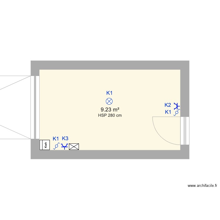 Maison Emmanuel garage plan électrique. Plan de 0 pièce et 0 m2