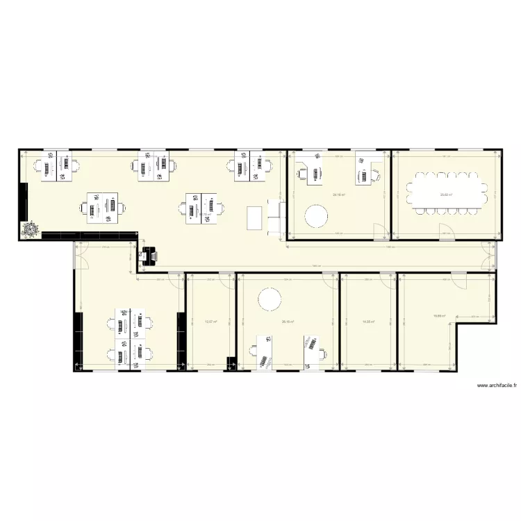 Bureaux Nanterre. Plan de Bureaux Nanterre. Plan de