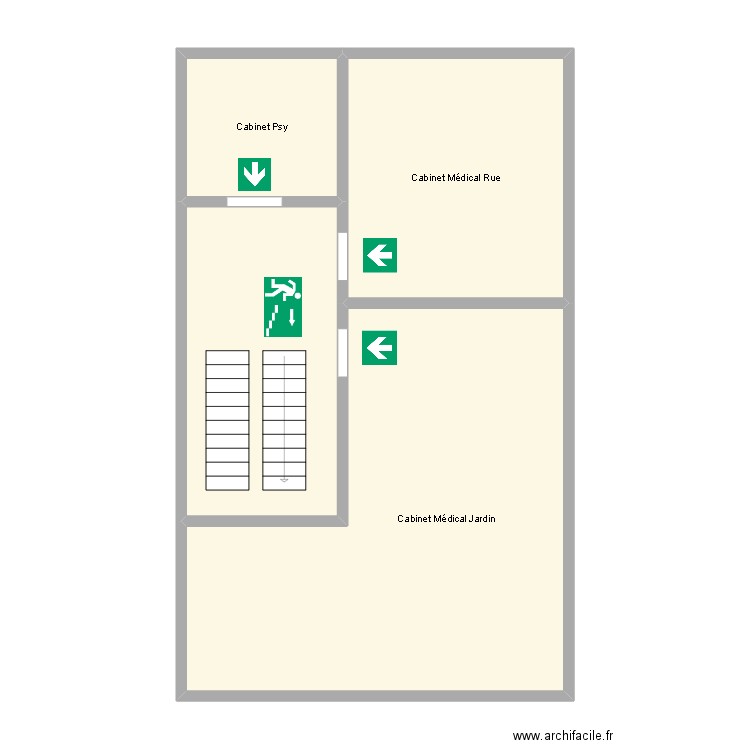2eme étage. Plan de 0 pièce et 0 m2