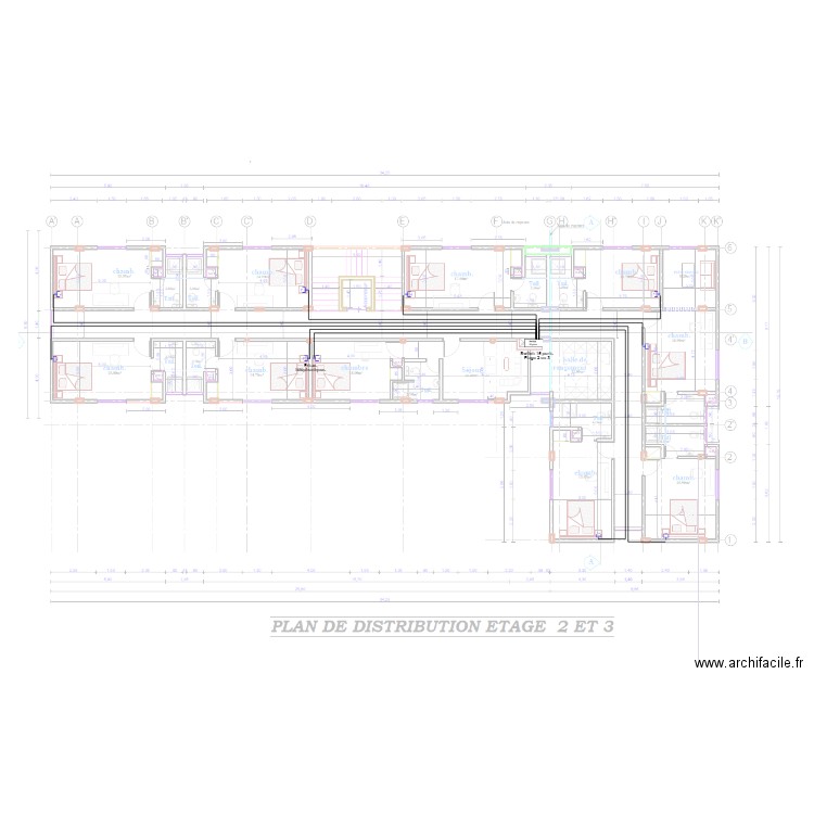 Téléphone Etage 2 et 3 HOTEL TAZ KRIBI. Plan de 0 pièce et 0 m2