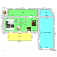Bloc habitation stockage agencement