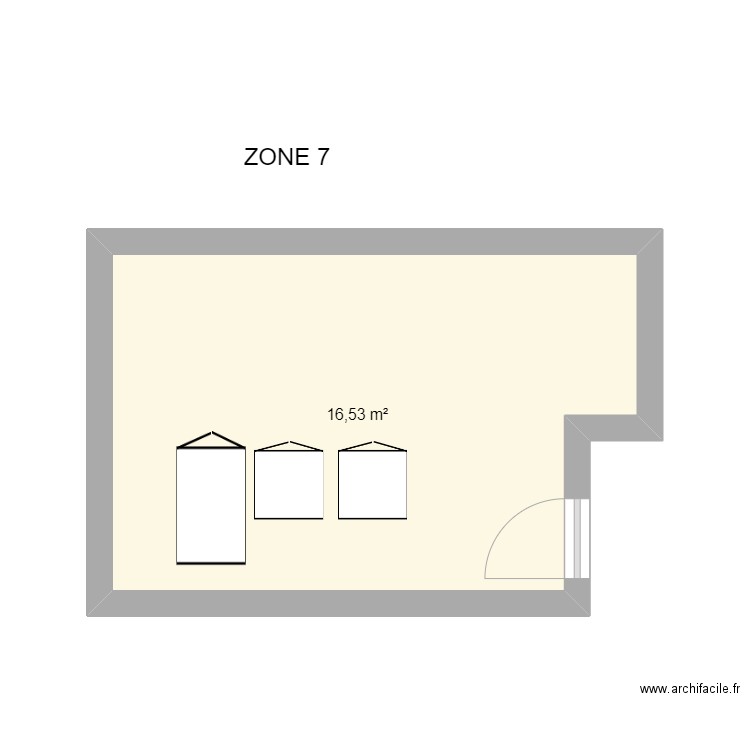 ZONE 7. Plan de 0 pièce et 0 m2