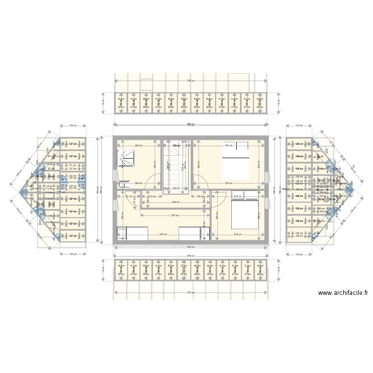 chalet. Plan de 0 pièce et 0 m2