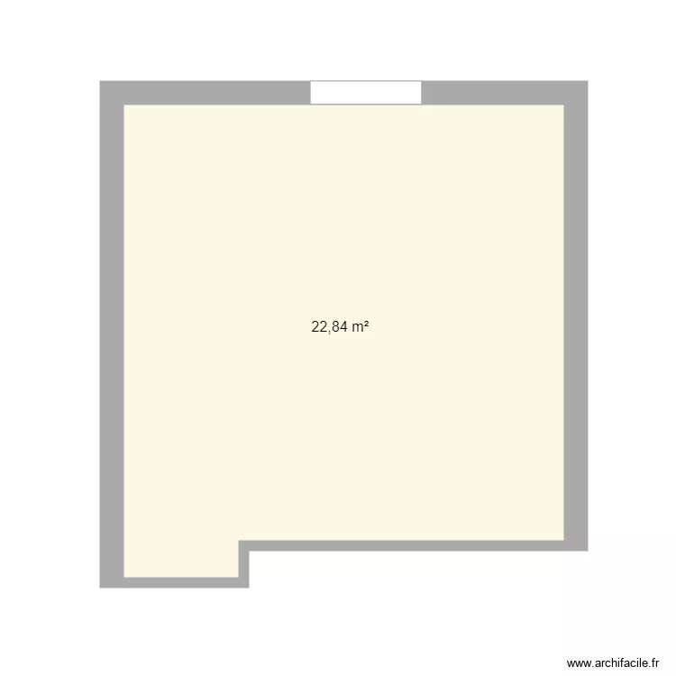 chambre. Plan de 
