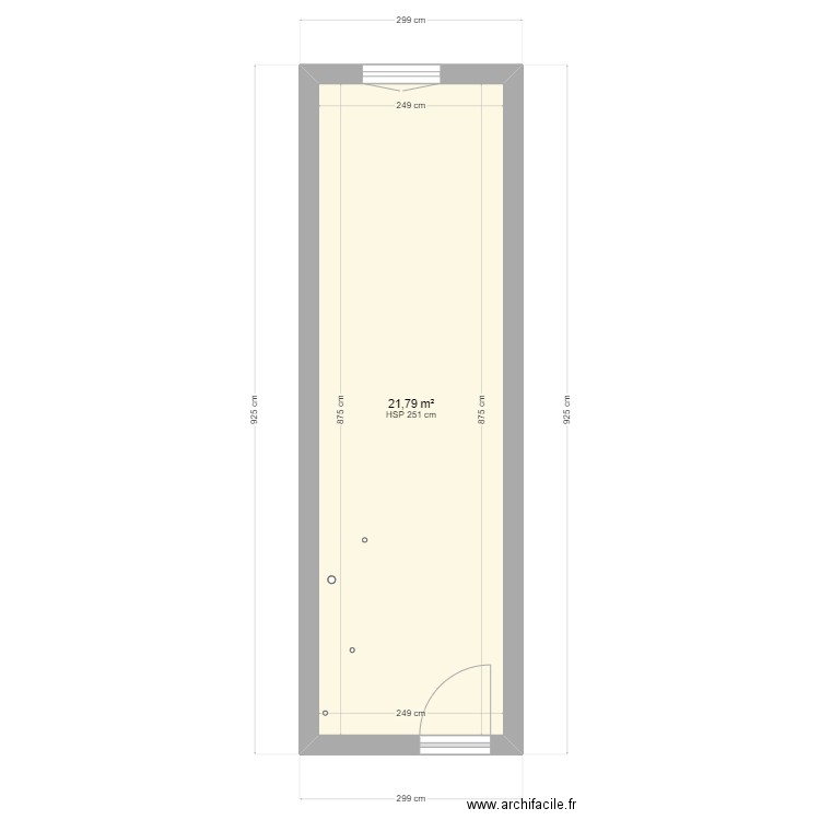 Studio 1a. Plan de 0 pièce et 0 m2