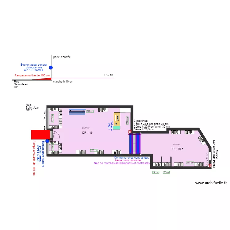 MINI GROLL APRES TRAVAUX. Plan de 