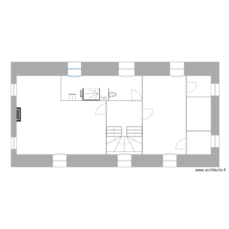 Plan montansais 2eme etage avec modif. Plan de 0 pièce et 0 m2