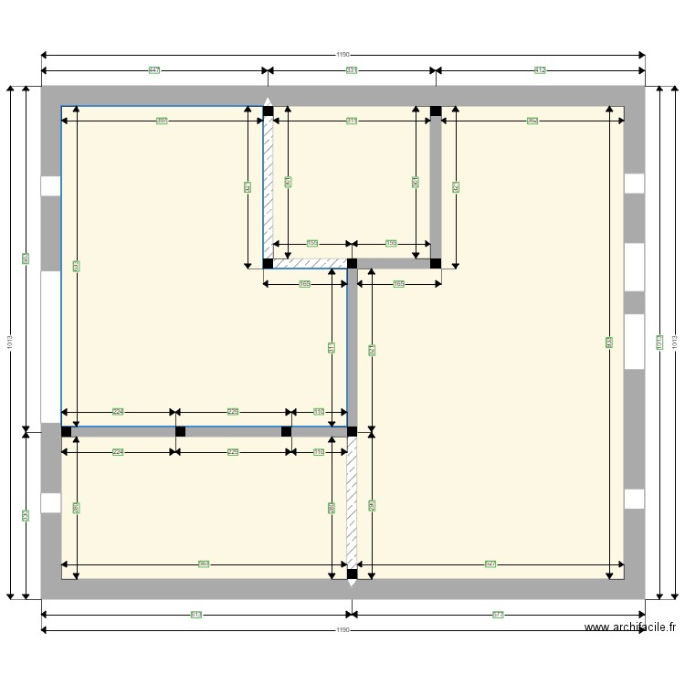 St Jean Lasseille devis mur. Plan de 0 pièce et 0 m2