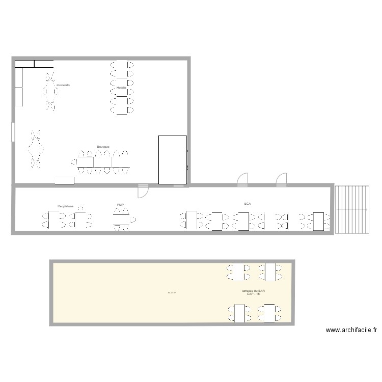 terrasse 0809. Plan de 0 pièce et 0 m2