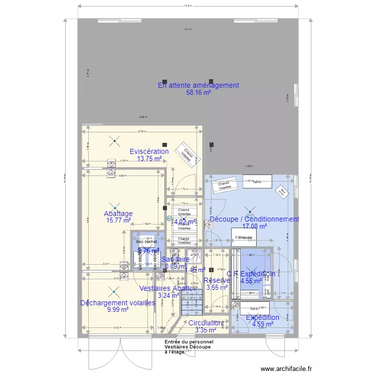 Biroc Brocquet 001. Plan de 