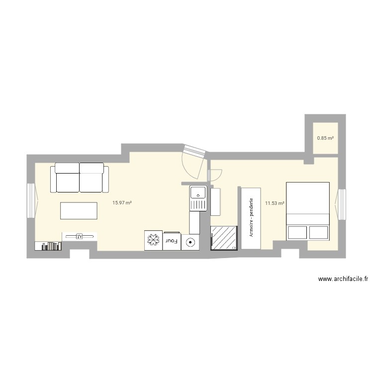 Appart. Plan de 0 pièce et 0 m2