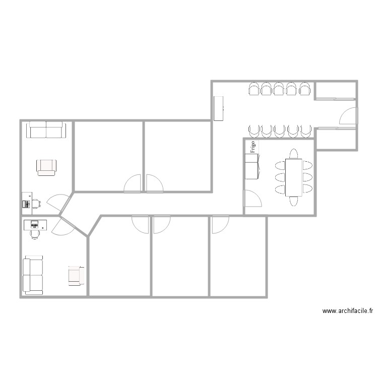 2075 Victoria. Plan de 0 pièce et 0 m2