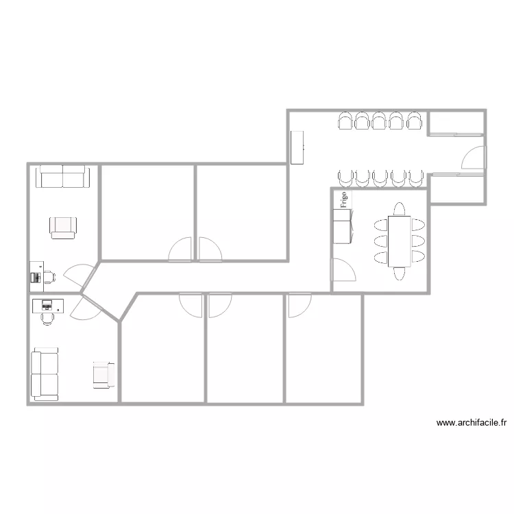 2075 Victoria. Plan de 