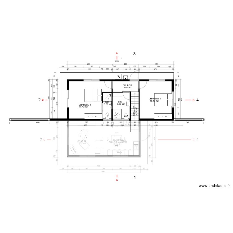 MARE Elisabeth. Plan de 0 pièce et 0 m2