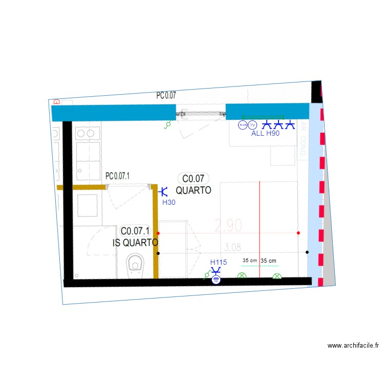 B108 Granjo. Plan de 0 pièce et 0 m2