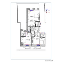 St MARTIN  Plan chauffage et sanitaire niveau 2