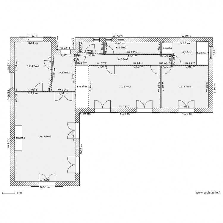 Maison carreaux 2. Plan de 0 pièce et 0 m2