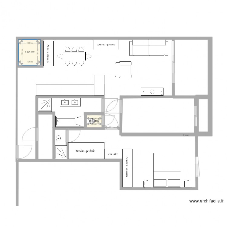 Charpentier plan final PAS MAL AUSSI. Plan de 0 pièce et 0 m2