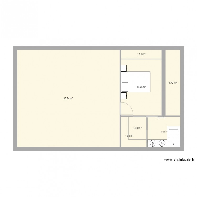 Projet Laffargue. Plan de 0 pièce et 0 m2