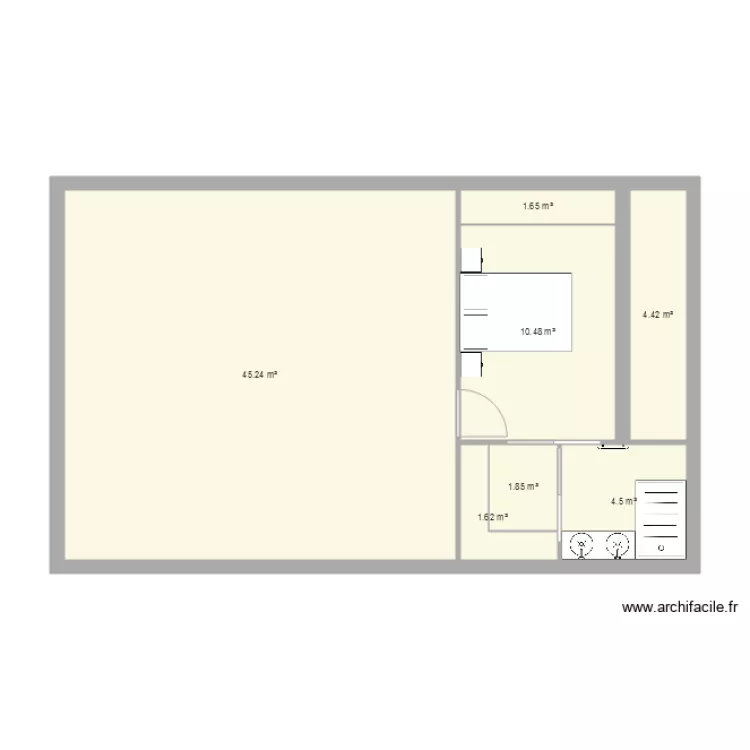 Projet Laffargue. Plan de 