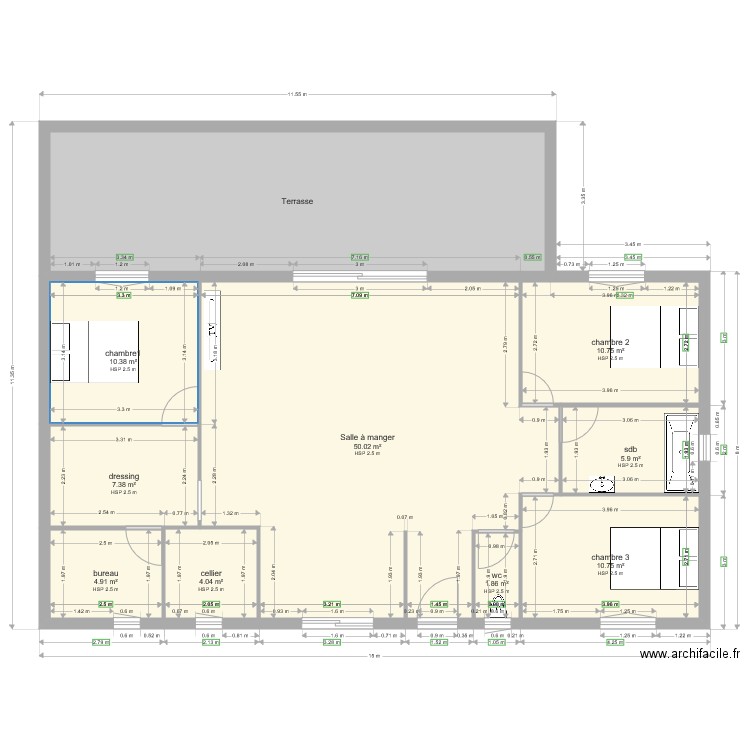 maison 1704. Plan de 0 pièce et 0 m2