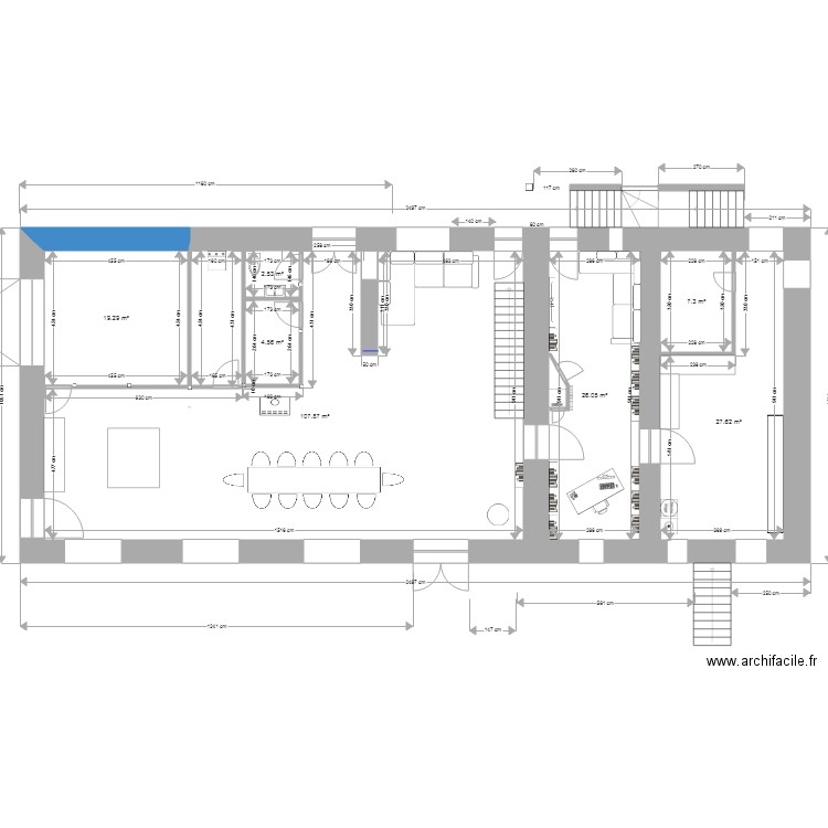 Coublevie projet 2 chambres grenier. Plan de 0 pièce et 0 m2