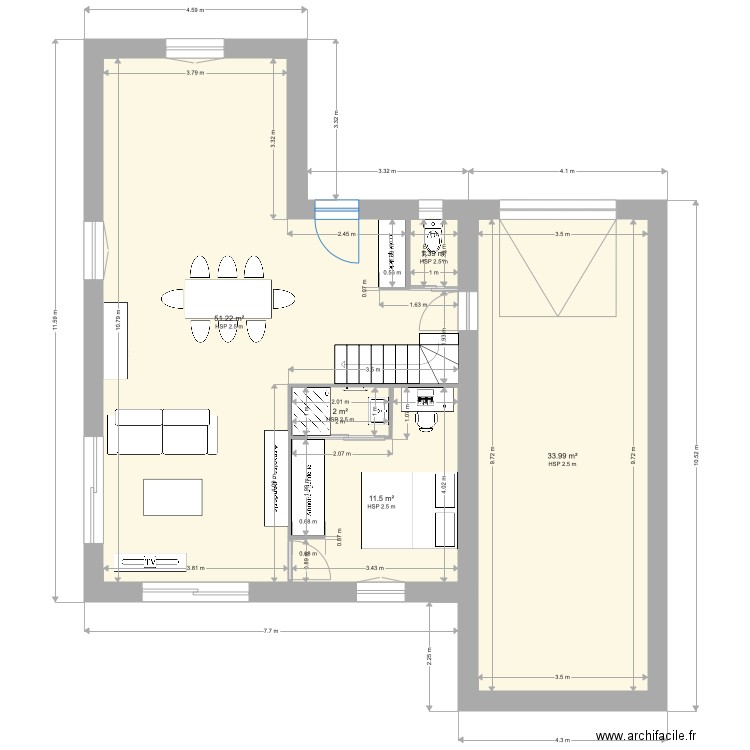 Maison RIANTEC. Plan de 0 pièce et 0 m2