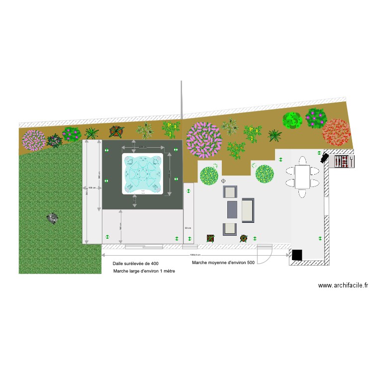 Terrasse V. Plan de 0 pièce et 0 m2