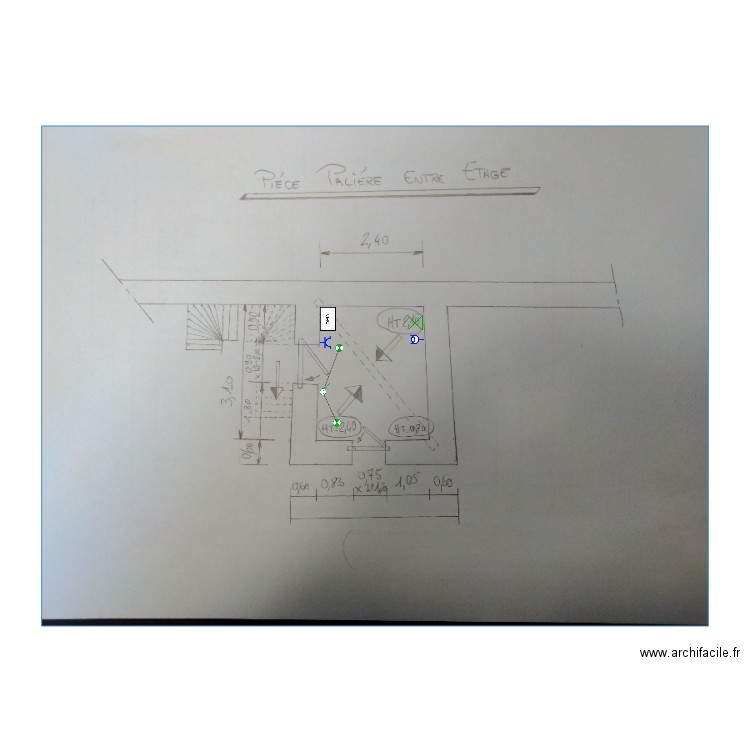 Salle de bain . Plan de 0 pièce et 0 m2